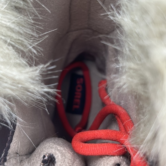 SOREL TOFINO BOOT WOMEN SIZE 7 BROWN HERRINGBONE CORDOVAN FUR WATERPROOF BOOT - Picture 8 of 10